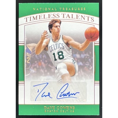 2019-20 National Treasures Timeless Talents Bronze #TTS-DCW Dave Cowens Auto /25