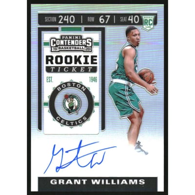 2019-20 Panini Contenders Premium #109 Grant Williams AU