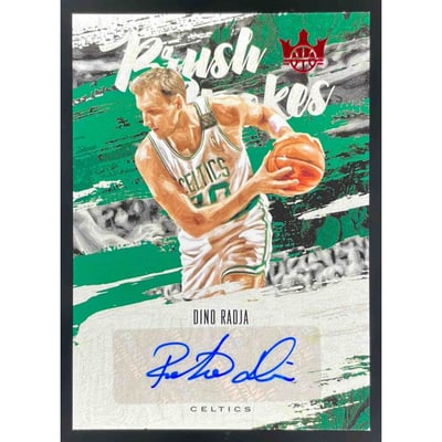 2019-20 Panini Court Kings Brush Strokes Ruby #BR-DRA Dino Radja Auto /75