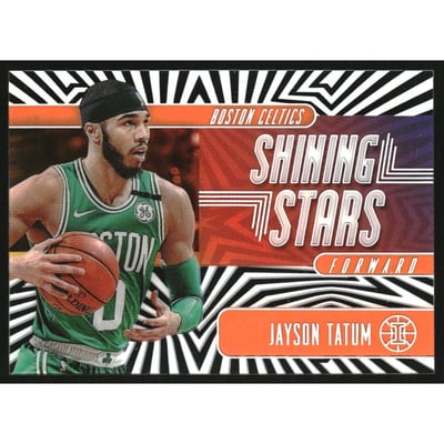 2019-20 Panini Illusions Shining Stars Orange #15 Jayson Tatum