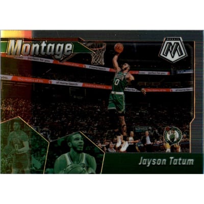 2019-20 Panini Mosaic Montage #6 Jayson Tatum