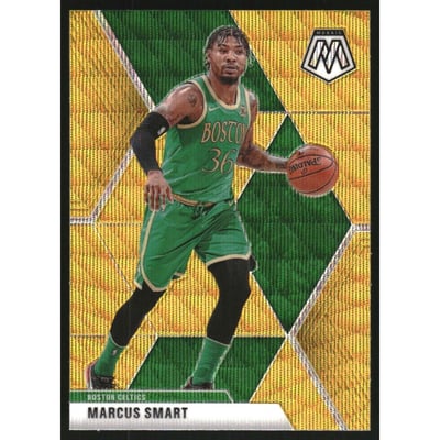 2019-20 Panini Mosaic Mosaic Gold Wave #109 Marcus Smart