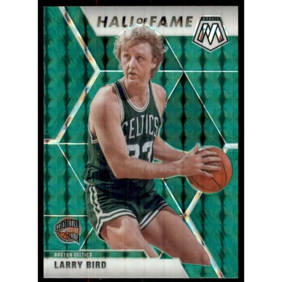 2019-20 Panini Mosaic Mosaic Green #290 Larry Bird HOF