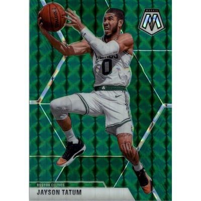 2019-20 Panini Mosaic Mosaic Green #79 Jayson Tatum