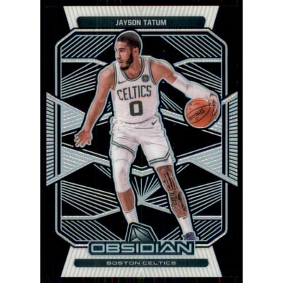 2019-20 Panini Obsidian #87 Jayson Tatum
