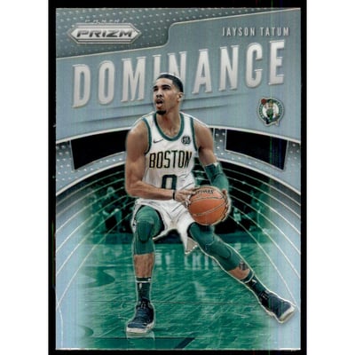 2019-20 Panini Prizm Dominance Prizms Silver #13 Jayson Tatum