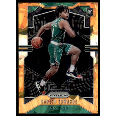 2019-20 Panini Prizm Prizms Orange Ice #276 Carsen Edwards