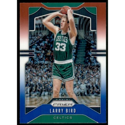 2019-20 Panini Prizm Prizms Red White and Blue #16 Larry Bird