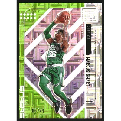 2019-20 Panini Status Green Escher Squares #83 Marcus Smart