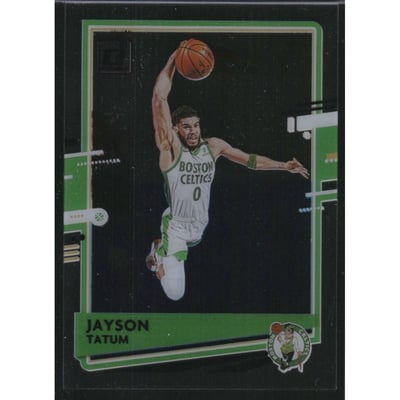 2020-21 Clearly Donruss Purple #31 Jayson Tatum