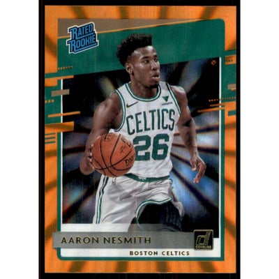 2020-21 Donruss Holo Orange Laser #232 Aaron Nesmith RR