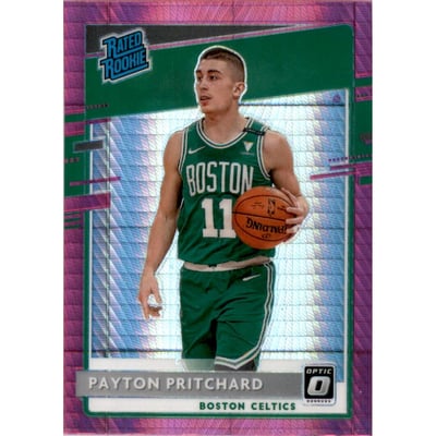 2020-21 Donruss Optic Hyper Pink #176 Payton Pritchard RR