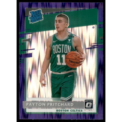2020-21 Donruss Optic Purple Shock #176 Payton Pritchard RR