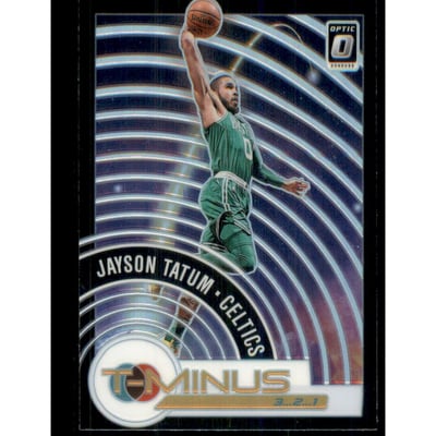 2020-21 Donruss Optic T-Minus 3 2 1 Holo #11 Jayson Tatum