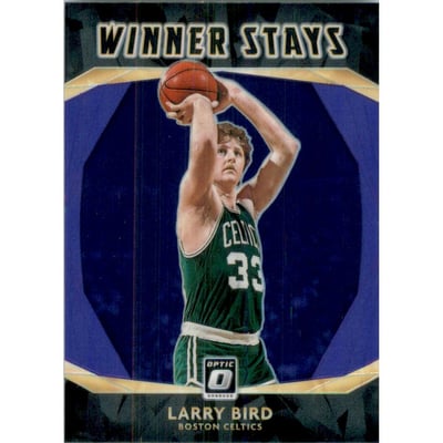 2020-21 Donruss Optic Winner Stays Purple #19 Larry Bird