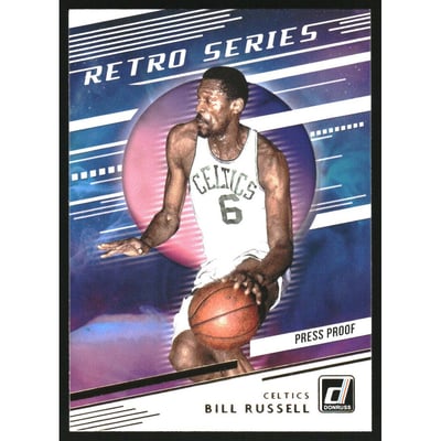 2020-21 Donruss Retro Series Press Proof #13 Bill Russell