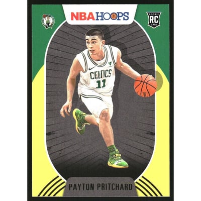 2020-21 Hoops Yellow #204 Payton Pritchard