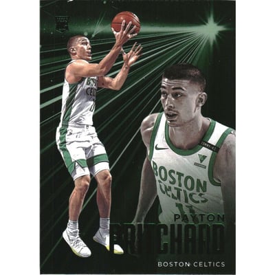 2020-21 Panini Chronicles Green #210 Payton Pritchard/Essentials