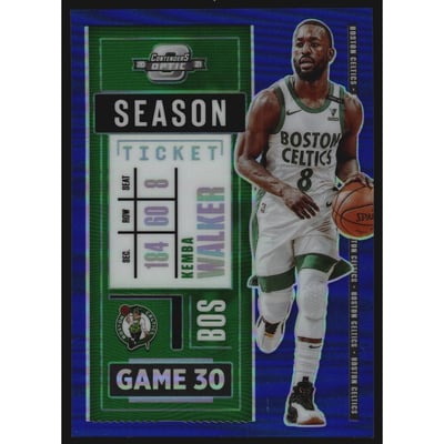 2020-21 Panini Contenders Optic Blue #76 Kemba Walker