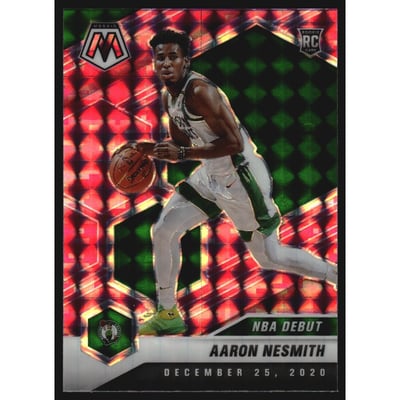 2020-21 Panini Mosaic Mosaic Camo Pink #279 Aaron Nesmith