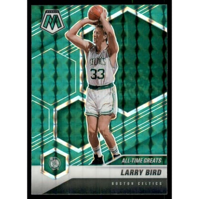 2020-21 Panini Mosaic Mosaic Green #295 Larry Bird