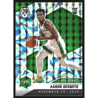 2020-21 Panini Mosaic Mosaic Reactive Blue #279 Aaron Nesmith