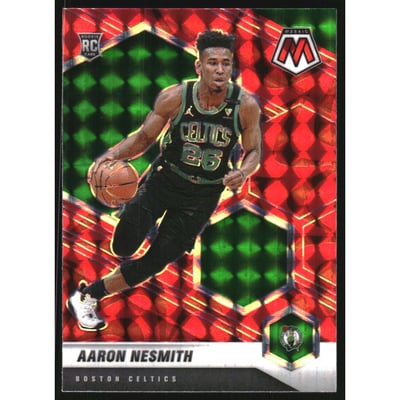 2020-21 Panini Mosaic Mosaic Reactive Red #227 Aaron Nesmith