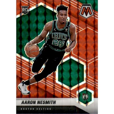 2020-21 Panini Mosaic Mosaic Red #227 Aaron Nesmith