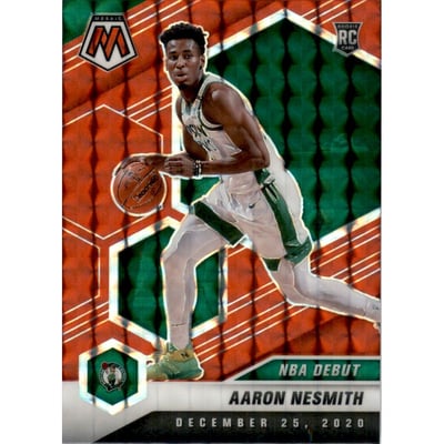2020-21 Panini Mosaic Mosaic Red #279 Aaron Nesmith