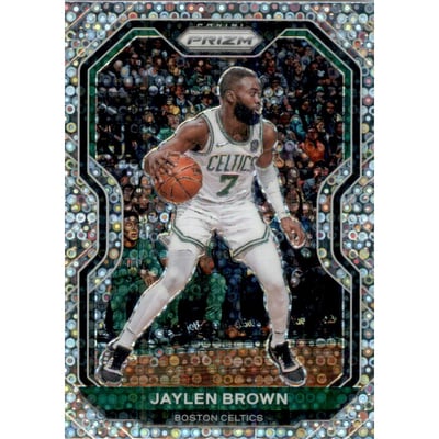 2020-21 Panini Prizm Prizms Fast Break #189 Jaylen Brown