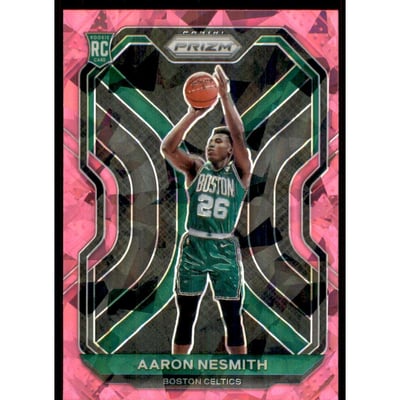 2020-21 Panini Prizm Prizms Pink Ice #282 Aaron Nesmith