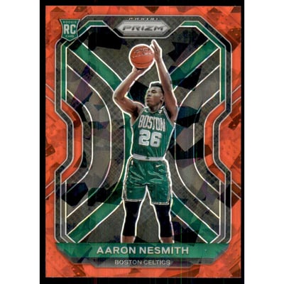 2020-21 Panini Prizm Prizms Red Ice #282 Aaron Nesmith