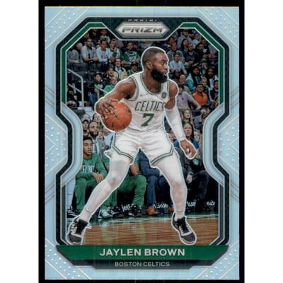 2020-21 Panini Prizm Prizms Silver #189 Jaylen Brown