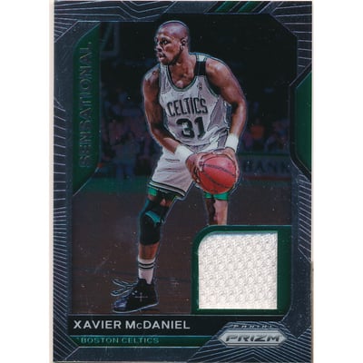 2020-21 Panini Prizm Sensational Swatches #8 Xavier McDaniel