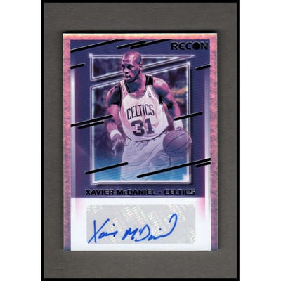 2020-21 Panini Recon Recon Signatures #60 Xavier McDaniel