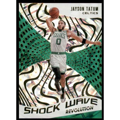 2020-21 Panini Revolution Shock Wave Fractal #3 Jayson Tatum