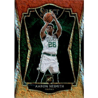 2020-21 Select Prizms Red White Orange Shimmer #190 Aaron Nesmith