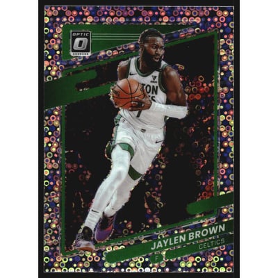 2021-22 Donruss Optic Fast Break Holo #19 Jaylen Brown