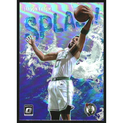 2021-22 Donruss Optic Splash! Purple #12 Jayson Tatum