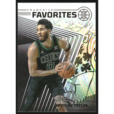 2021-22 Panini Illusions Franchise Favorites #9 Jayson Tatum