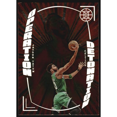 2021-22 Panini Illusions Operation Detonation Orange #1 Jayson Tatum