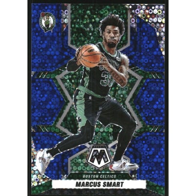 2021-22 Panini Mosaic Mosaic Fast Break Blue #73 Marcus Smart