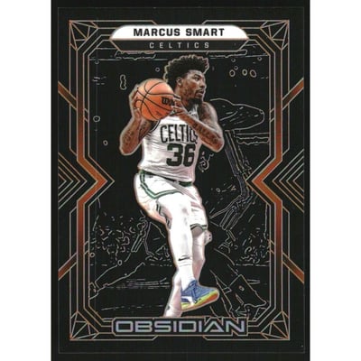 2021-22 Panini Obsidian Electric Etch Orange #108 Marcus Smart