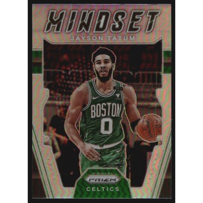2021-22 Panini Prizm Mindset Prizms Silver #13 Jayson Tatum