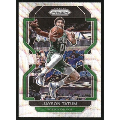 2021-22 Panini Prizm Prizms Factory Set Silver Wave #13 Jayson Tatum
