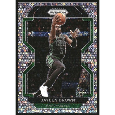 2021-22 Panini Prizm Prizms Fast Break #97 Jaylen Brown