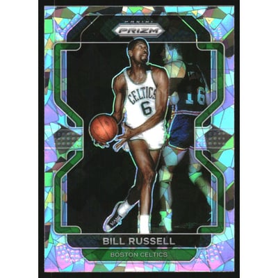 2021-22 Panini Prizm Prizms Ice #254 Bill Russell