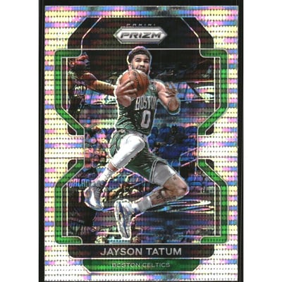 2021-22 Panini Prizm Prizms Pulsar #13 Jayson Tatum