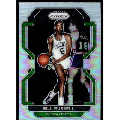 2021-22 Panini Prizm Prizms Silver #254 Bill Russell