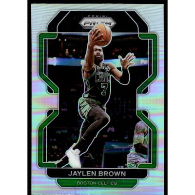 2021-22 Panini Prizm Prizms Silver #97 Jaylen Brown
